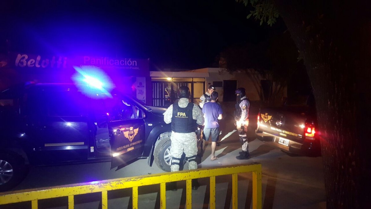 Controles antinarcóticos en Las Varillas