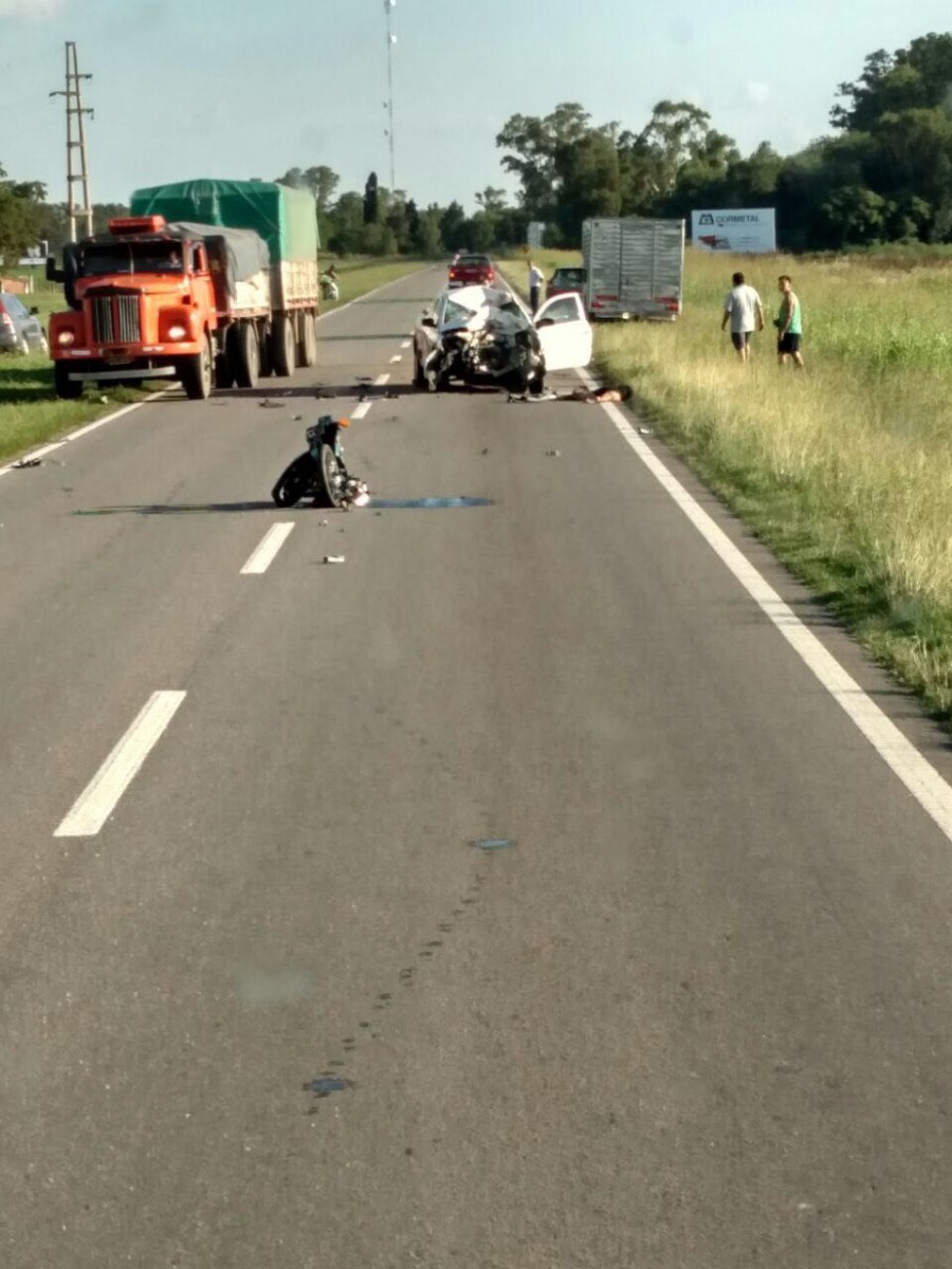 Dos muertos por un accidente  en la Ruta 158