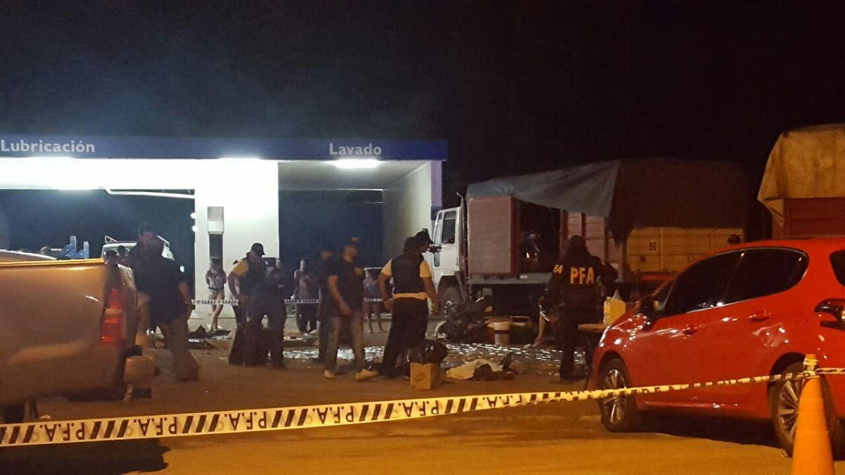 Policía Federal Argentina secuestró una gran cantidad de marihuana en S. M. Laspiur