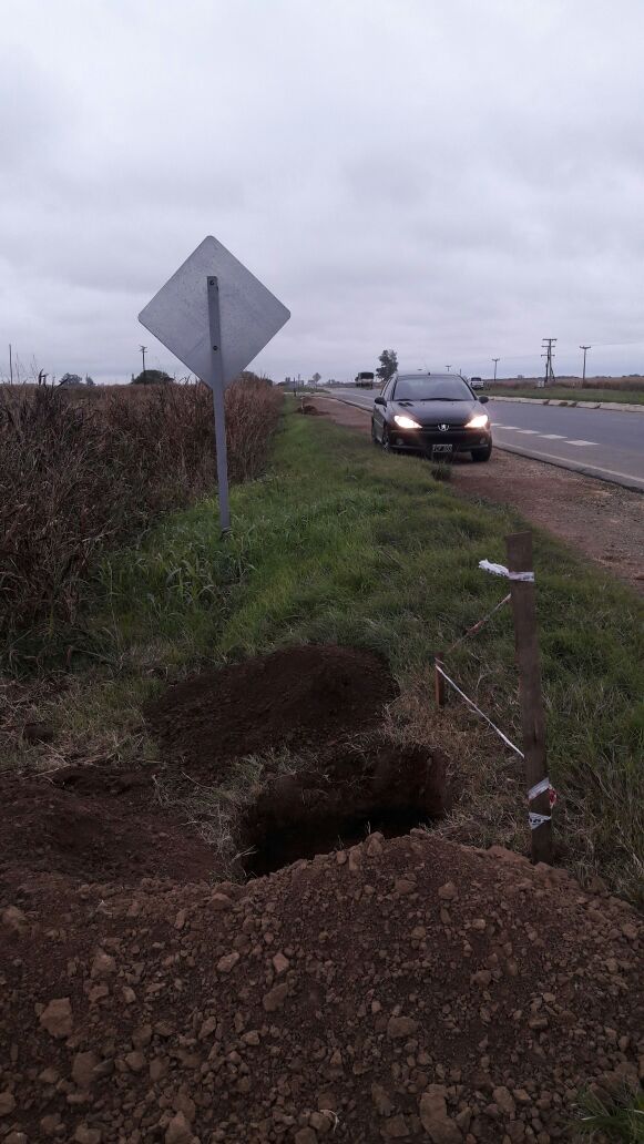 Instalarán Vía Blanca en el problemático cruce de las Rutas 13 y 3