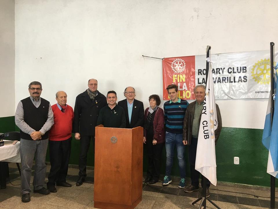Claudio Deálbera es el nuevo presidente del Rotary Club Las Varillas
