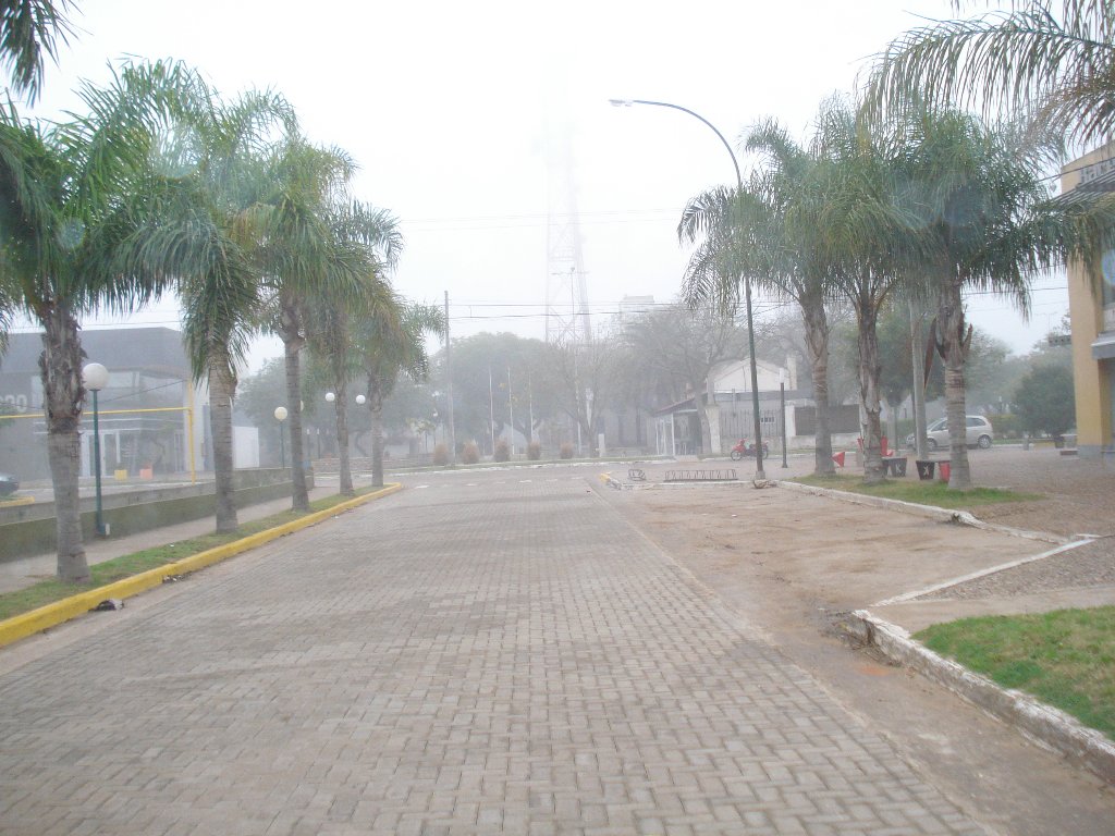 Domingo 9 de Julio, 11 de la mañana. No se ve nada