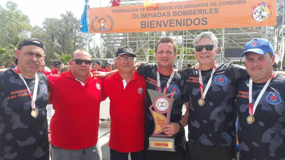 Bomberos de Las Varillas ganaron las Olimpíadas de la especialidad y representarán a Córdoba en el Nacional