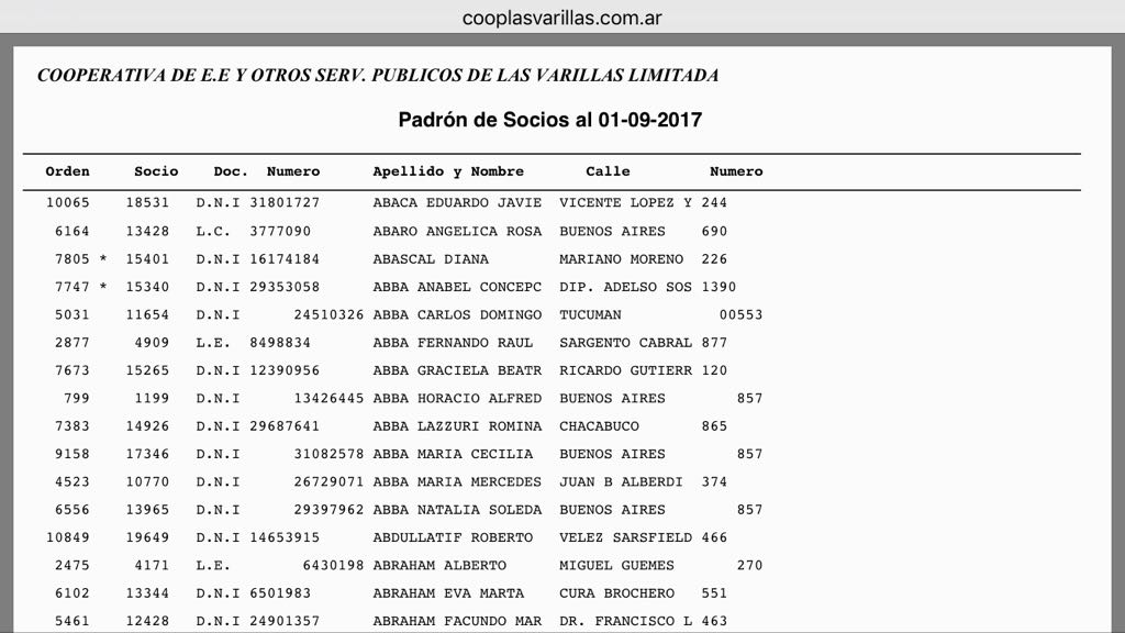 Cooperativa depuró el padrón de socios: hay un 25% menos