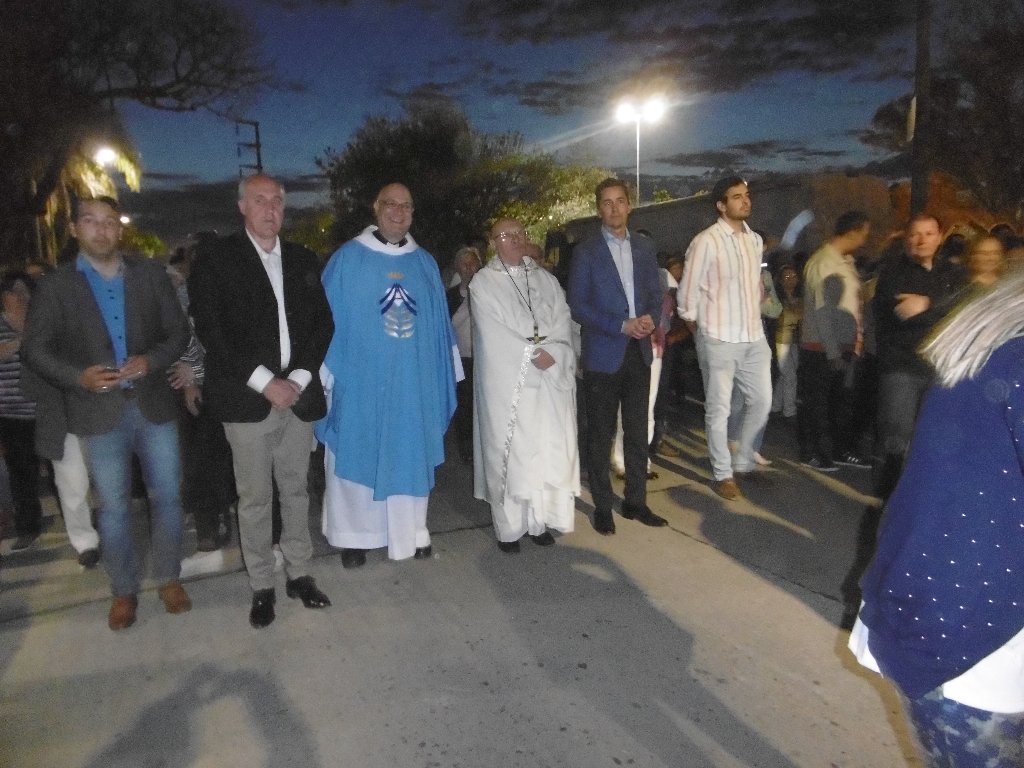 Patronales Las Varillas. Procesión. Centro Cívico. Imágenes
