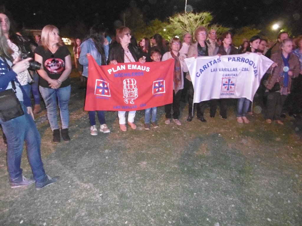 Patronales Las Varillas. Procesión. Centro Cívico. Imágenes