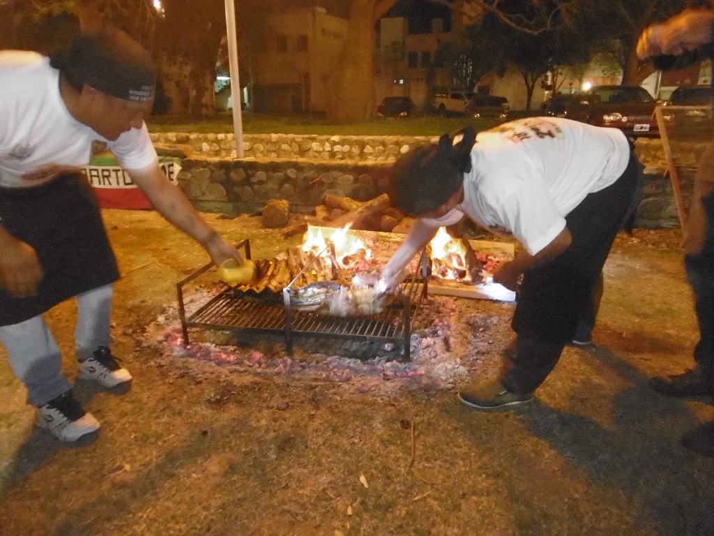 Patronales Las Varillas. Procesión. Centro Cívico. Imágenes