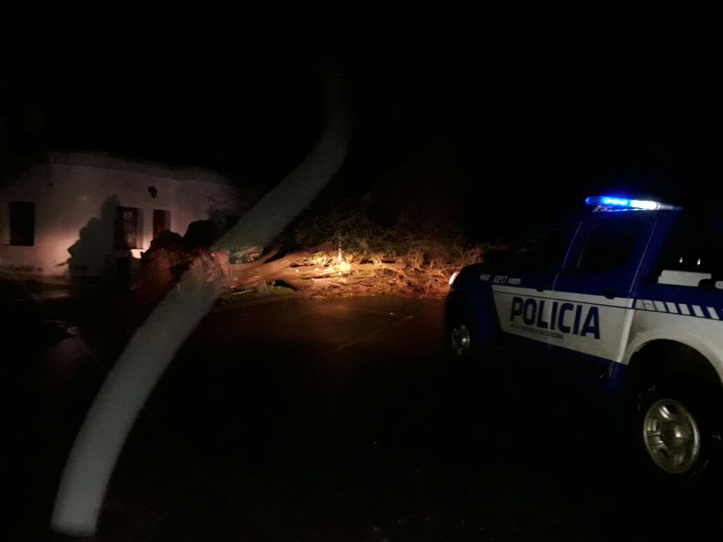 La fuerte tormenta  del domingo produjo voladuras de techos, accidentes y corte de energía