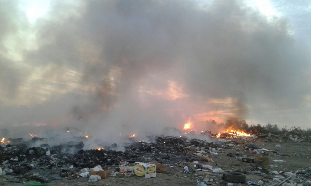 Así está hoy el Basural Sur, “clausurado” por la Municipalidad