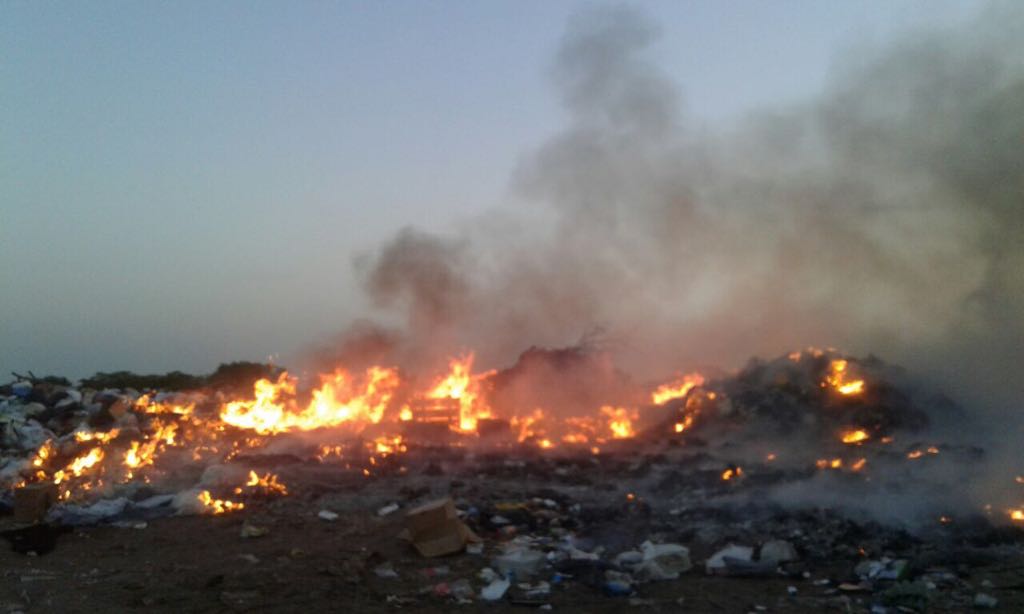 Así está hoy el Basural Sur, “clausurado” por la Municipalidad
