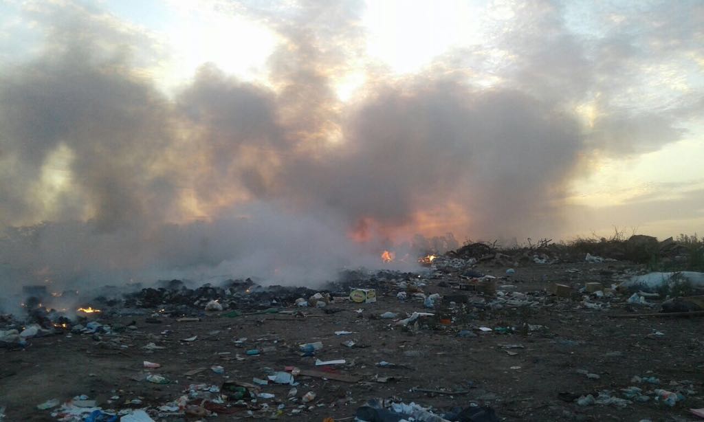 Así está hoy el Basural Sur, “clausurado” por la Municipalidad