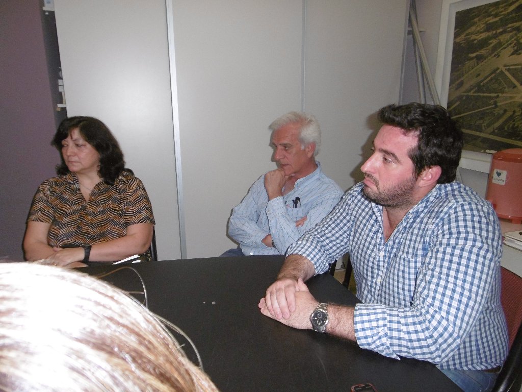 Funcionarios nacionales inspeccionaron las obras de cloacas