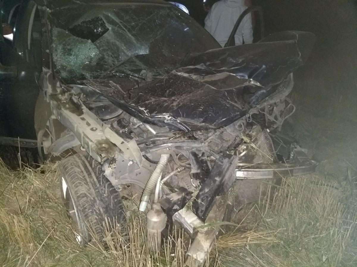 Espectacular accidente en la Ruta 13. Lesiones leves