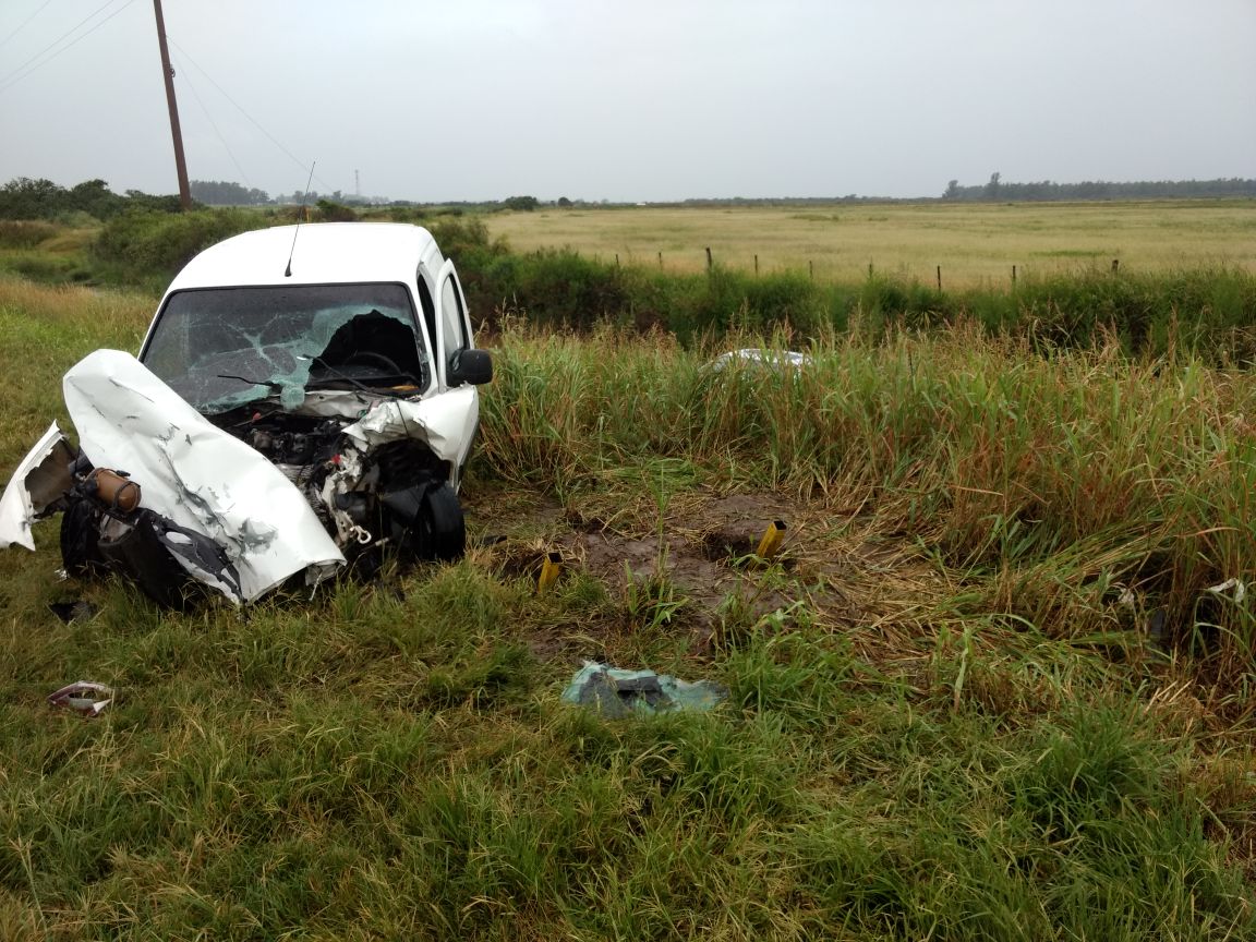 Anticipo: choque en la Ruta 158.
