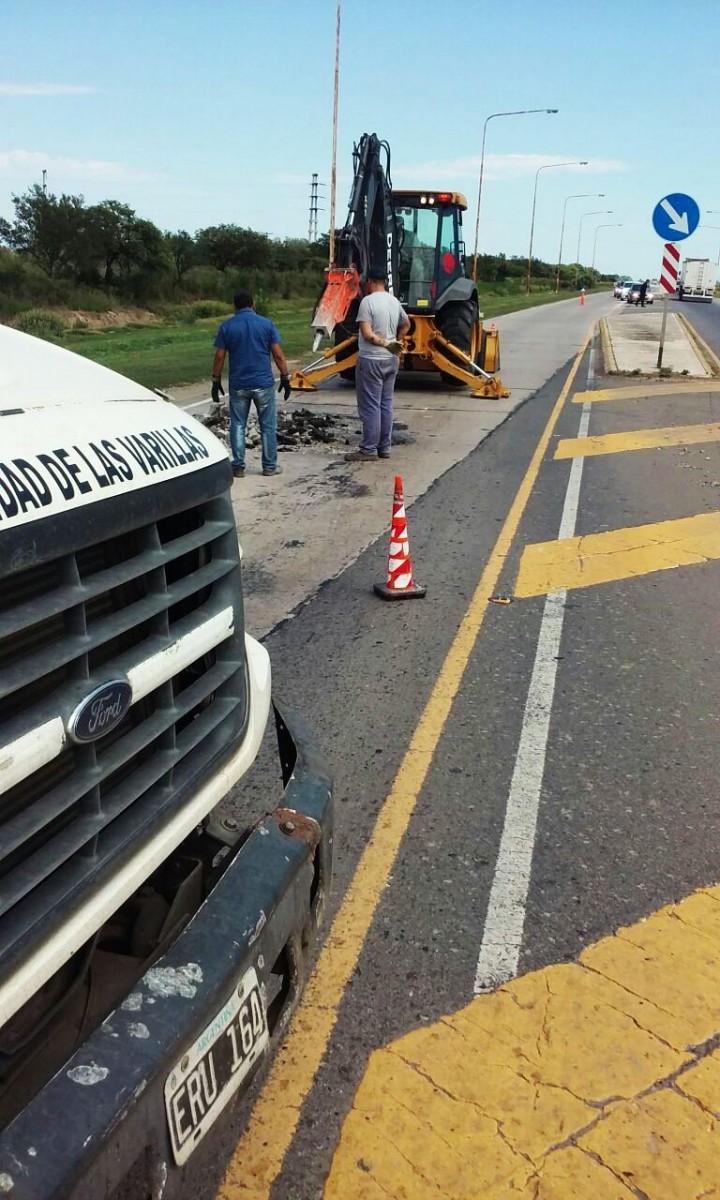 La Municipalidad tapó el bache ubicado frente a La Serenísima