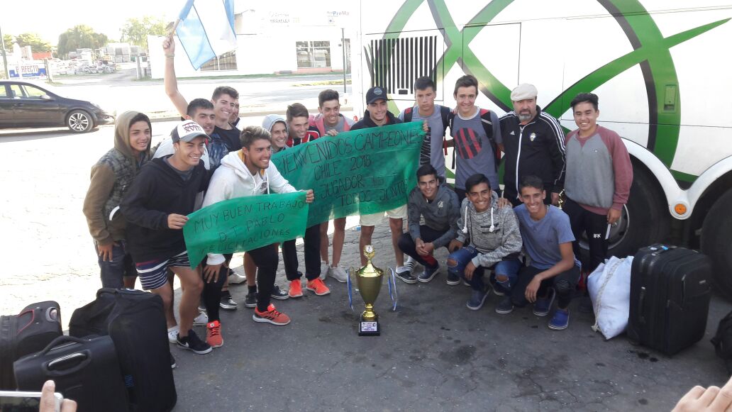 Llegaron los campeones del Mundialito de Chile 2018