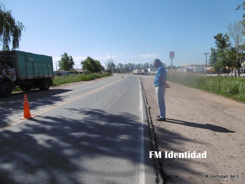 Protesta de transportistas de cereales