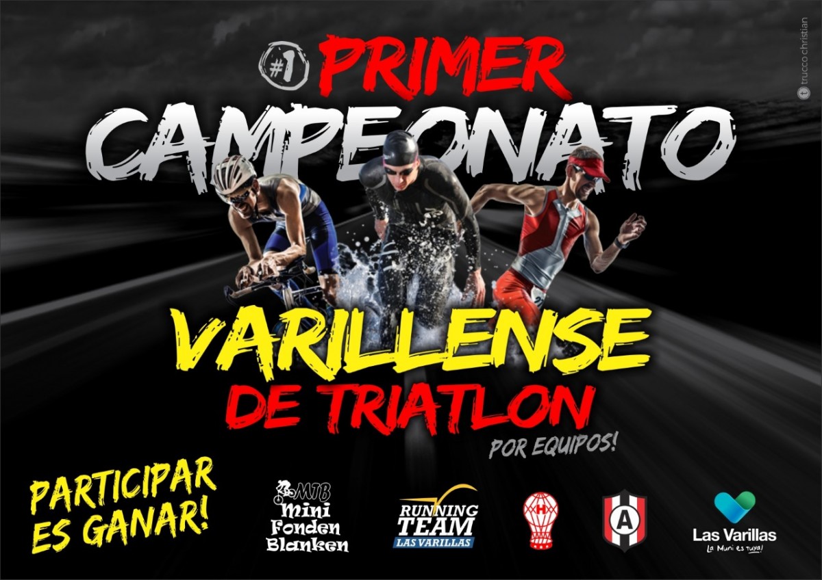 Se disputará este domingo el “Triatlón  Ciudad de Las Varillas”