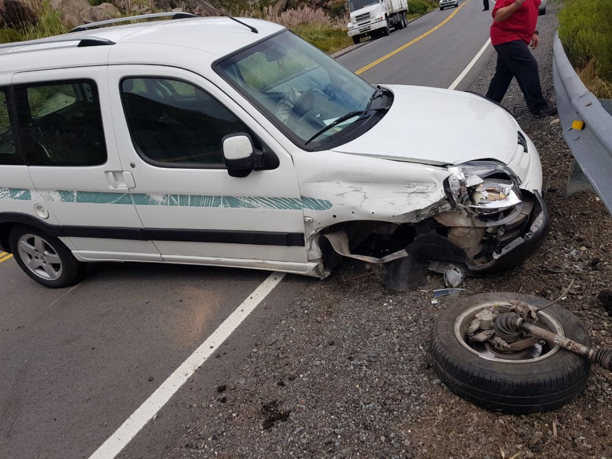 Se accidentó el Obispo Buenanueva en las Altas Cumbres