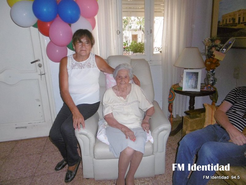 Como en la película, esta Mamá también cumple 100 años