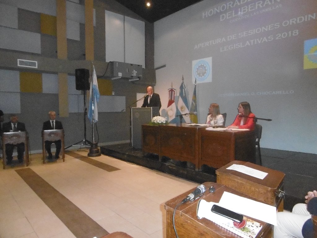 Apertura de Sesiones: pocos anuncios y repaso de gestión de Daniel Chiocarello