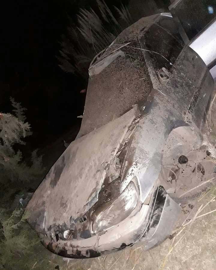 Se accidentó un vehículo cerca de Sacanta: cuatro heridos. Uno con severas lesiones