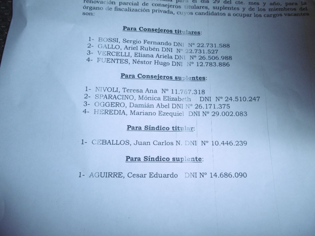 Néstor Fuentes y Damián Oggero son los nuevos candidatos a Consejeros de la Cooperativa de Energía Eléctrica