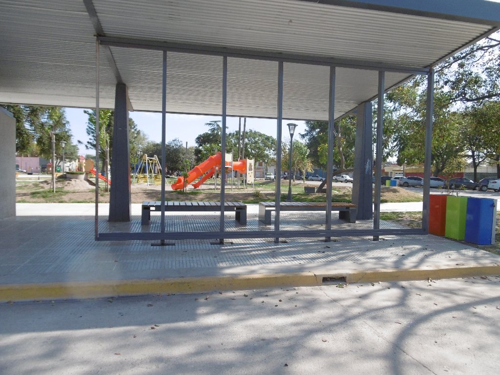 Comenzó el cerramiento de la garita de Plaza Independencia