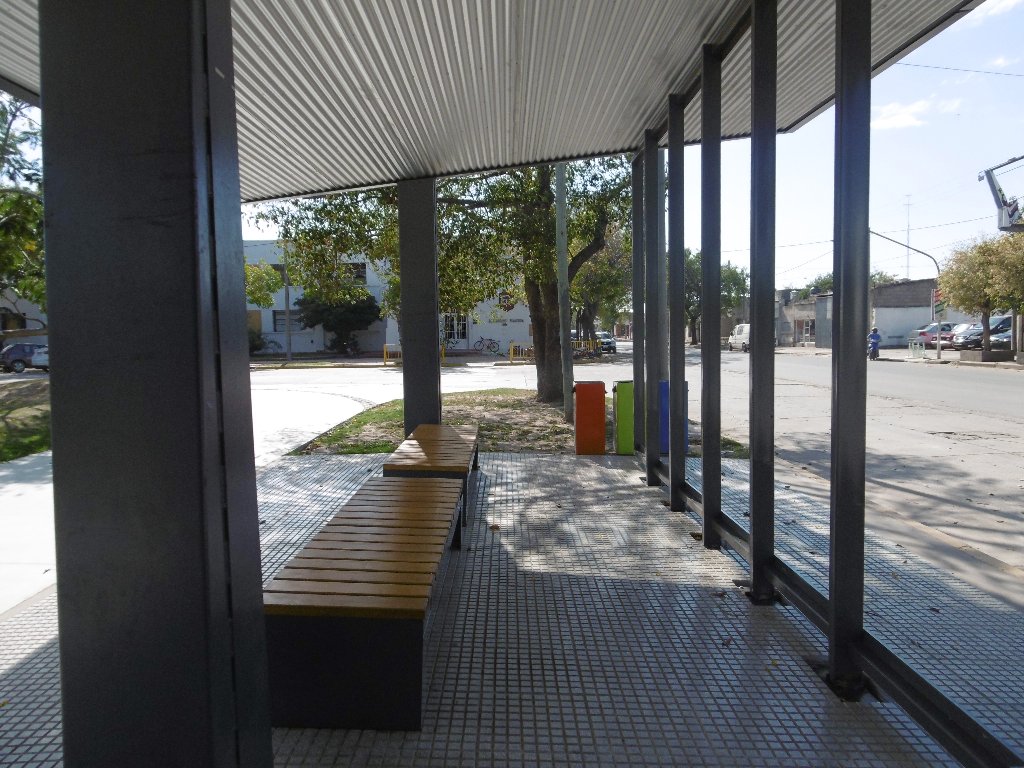 Comenzó el cerramiento de la garita de Plaza Independencia