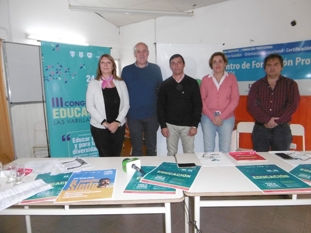 El  Tercer Congreso de Educación Las Varillas se llevará a cabo los días 24 y 25 de agosto