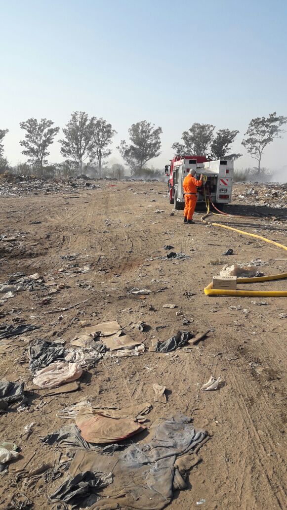 Otra vez tomó fuego el Basural Norte
