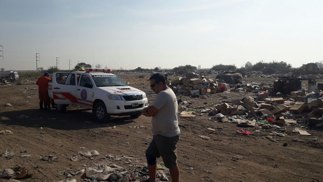 Otra vez tomó fuego el Basural Norte