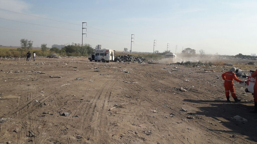 Otra vez tomó fuego el Basural Norte