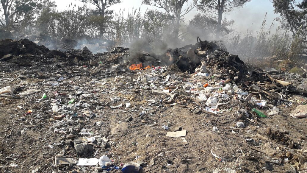Otra vez tomó fuego el Basural Norte