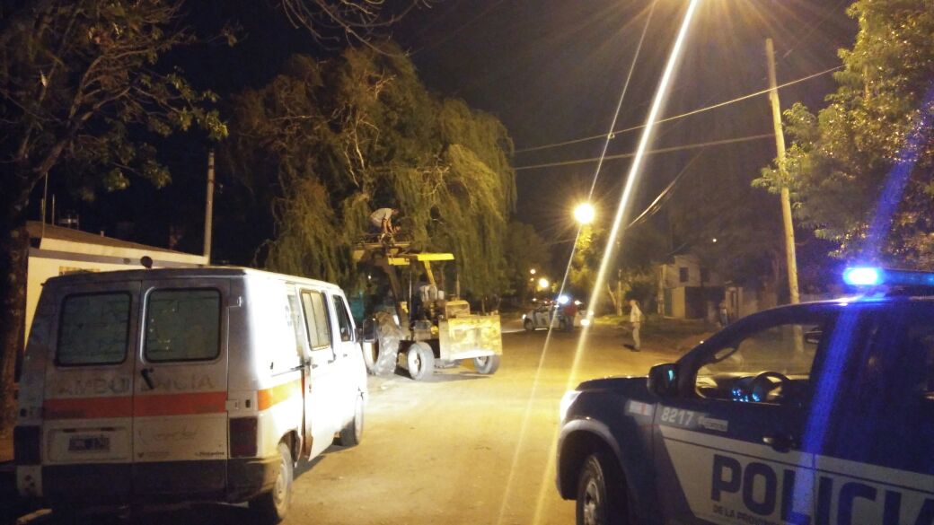 Por la tormenta de este jueves, un herido con lesiones leves, según el parte policial