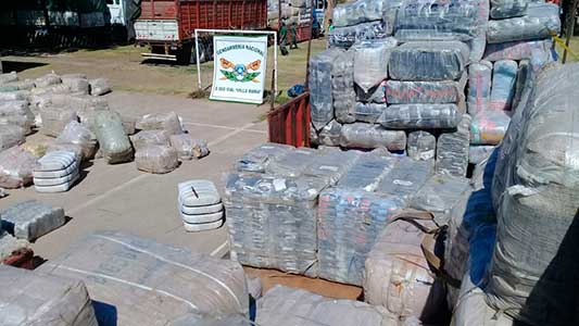 Incautaron ropa de contrabando en nuestra ciudad por $ 81 millones