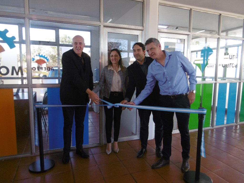 El Intendente dejó habilitada la nueva oficina de ADEPROM
