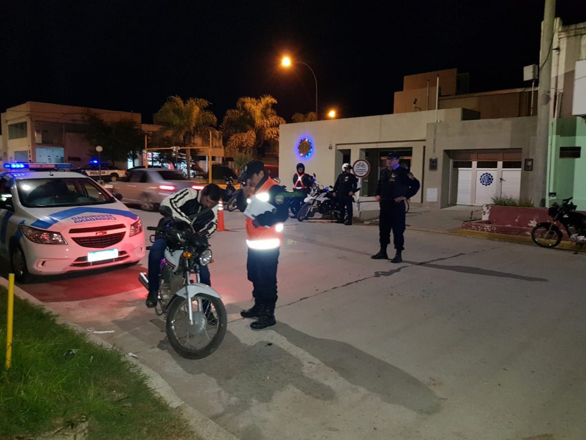 81 controles vehiculares realizaron este martes en distintos sectores de la ciudad
