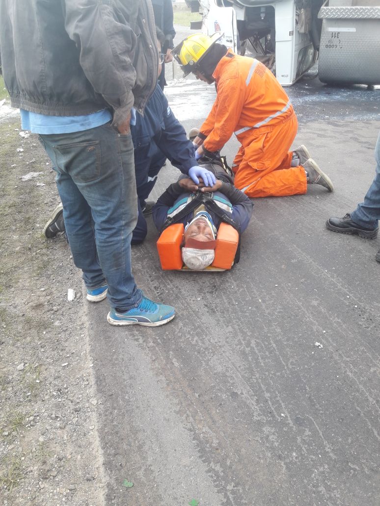 Espectacular accidente cerca de Bell Ville. Dos heridos leves