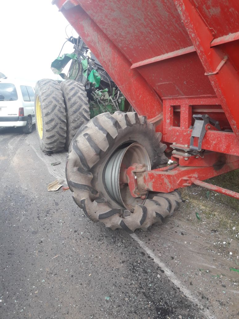 Espectacular accidente cerca de Bell Ville. Dos heridos leves