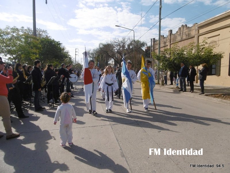Celebración Día de la Bandera en Las Varillas-Imágenes