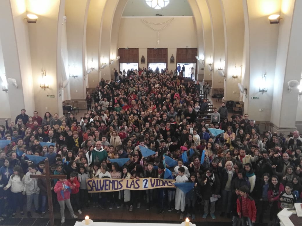 Rotundo NO al aborto legal en la Parroquia de Las Varillas