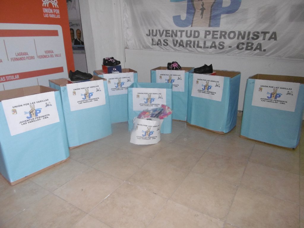 La Juventud Peronista entregará zapatillas a escuelas primarias de la ciudad