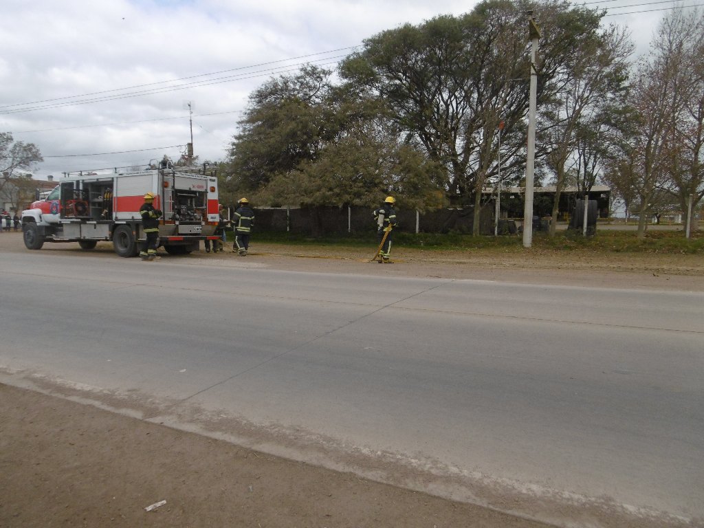 Simulacro de desastre en la planta de gas cooperativo