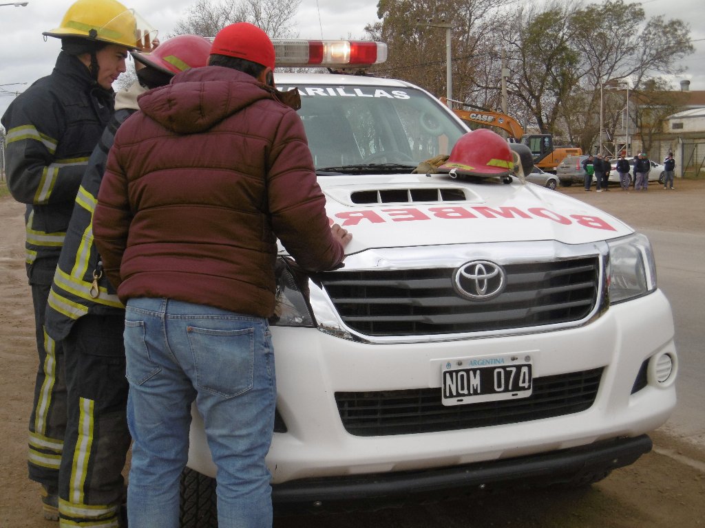 Simulacro de desastre en la planta de gas cooperativo