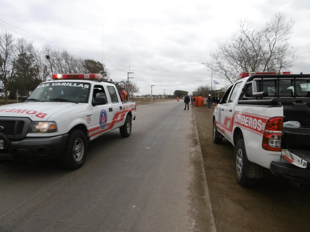Simulacro de desastre en la planta de gas cooperativo