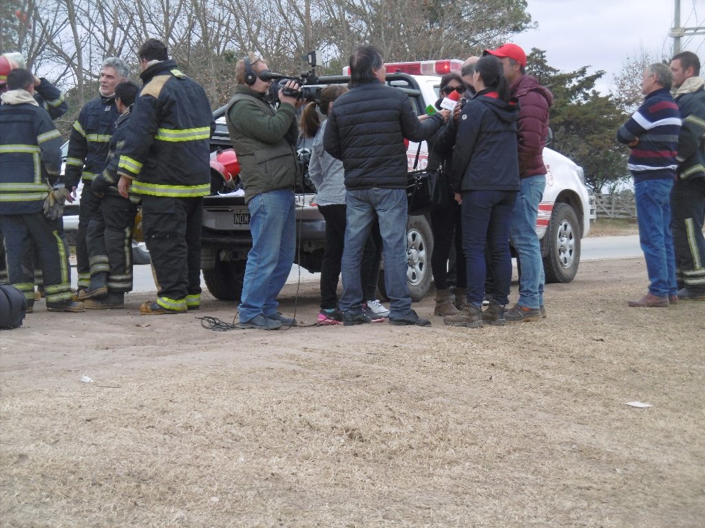 Simulacro de desastre en la planta de gas cooperativo