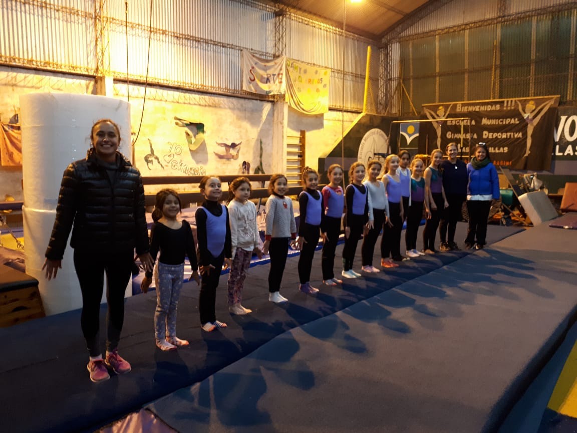 Se realizan torneos internos de Gimnasia Artística