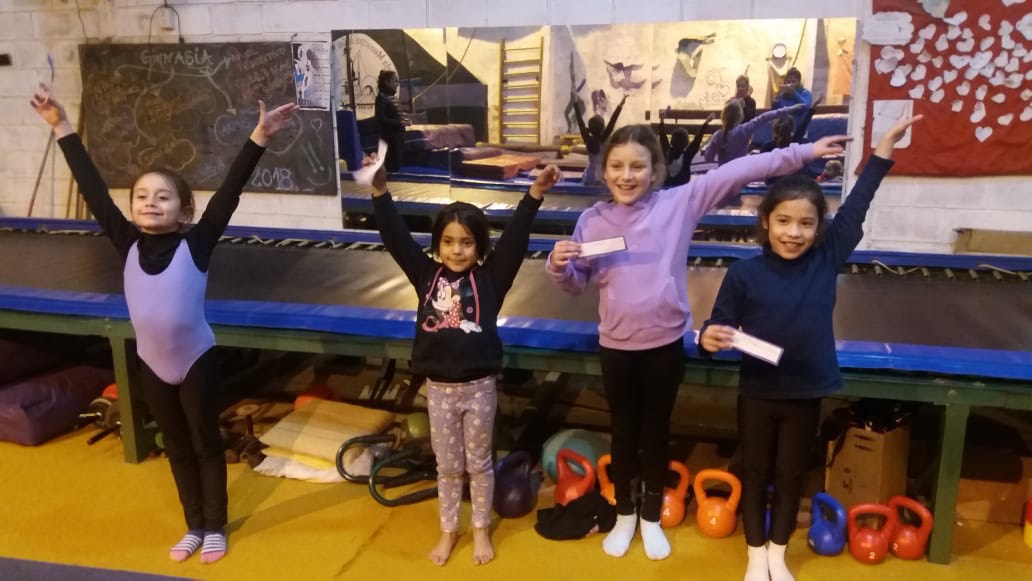 Se realizan torneos internos de Gimnasia Artística