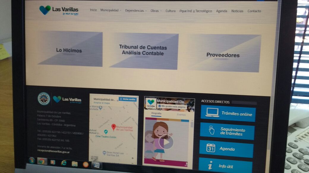 Presentaron la página municipal “Gobierno Abierto”